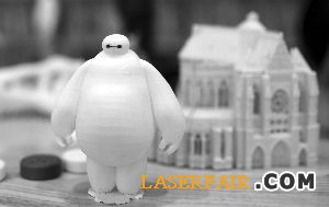 3D打印出來的“大白”、真人模型