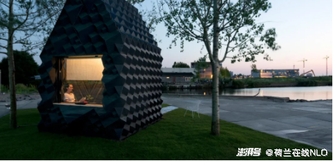 3D打印迷你城市生活小屋，圖片：Dezeen